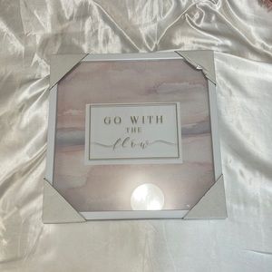 Go with the flow wall decor